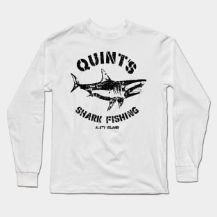 Quint's Shark Fishing Long Sleeve T-Shirt